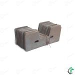 थ्रेशर एलीवेटर चेन मेटल पैड, 15 पीस प्रति सेट, बैक बास्केट | हडाम्बा थ्रेशर के लिए