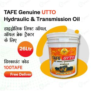 Tafe 26 Liter Bucket Universal Tractor Transmission Oil | UTTO Hydraulic For Oil Brake Tractor