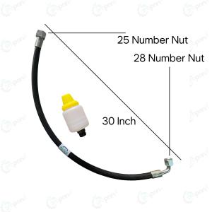 Differential Gear Box Oil Refill Hose Pipe With Container Of Reinforce Basket Model Thresher