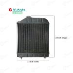 Powertrac E-Kubota Genuine Copper Radiator and Shroud Assembly (Big Type)