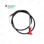 Farmtrac Tractor Genuine Engine Stop Cable For Old Model Tractor | 45" Inch Total Length | Nut To Cable End 28" Length