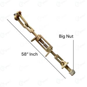 Mahindra Tractor Yuva, Arjun Lower Link Chain N.S.T. Big 'U' Clip, Bigger Nut, 58" Inch Length