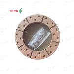 टैफे असली 9" इंच ब्रेक लाइनर मैसी 241, 1035, 245 ट्रैक्टर के लिए | दोनों ब्रेक के लिए 2 सेट | फार्मट्रैक ट्रैक्टरों में आम