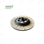 Massey Tractor Tafe Genuine 12" Rigid Clutch Plate With Raised Surface Disc Assembly, White Facing Type, (4244546M91 Common)