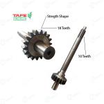 Massey Tractor Tafe Genuine 10x18 Teeth, 35cm Length Top Shaft For Massey Regular Model Tractor
