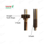 Massey Tractor Tafe Genuine 10x17 Teeth Top Shaft, 35cm Length, Straight Teeth Shape