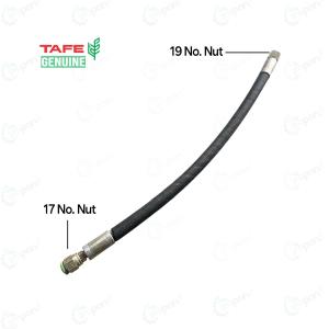 Massey Tractor Tafe Genuine Power Steering Pipe, 17 x 19 Number Nut Type, 19" Inch Length | 2216A03301