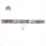 Sonalika Genuine DI-740 Model Metalic Front Hood Plate Body Sticker (Model Name Sticker)