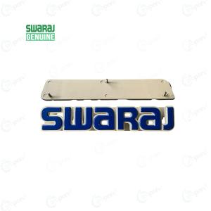 Swaraj Tractor Genuine Logo Plate Assembly (Blue)