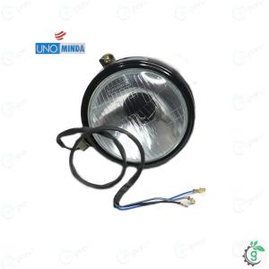 Uno Minda Genuine Head Light Without Bulb Round Type P43 Bulb Type Left | Right Side For Common Tractors