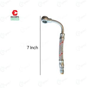 Farmtrac Tractor Genuine Fuel Tank To Water Separator Hose Pipe, 7 Inch Length