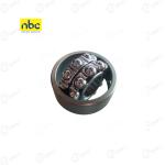 NBC Genuine 2307 Double Row Self-Aligning Radial Ball Bearing, Normal Clearance, Standard Cage, 35 mm Bore ID, 80 mm OD, 31 mm