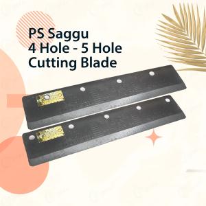 13" Length 4 Hole - 5 Hole Thresher Cutting Blade, 3" Inch Width, 3mm Thickness With Nut And Bolt