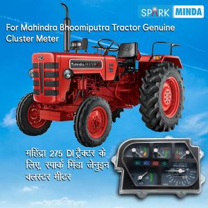 Mahindra Bhoomiputra Old Model Spark Minda DI-7114A Instrument Cluster Without Switches (11 Pins)