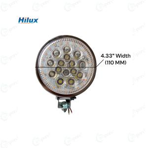 Hilux Genuine LED Plough LAMP 12V With DRL & Yellow Ring With 4.33" (110mm) Frame Dia