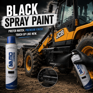Black Colour Touch Up Spray Paint For JCB And Multipurpose Use