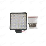 ट्रैक्टर थ्रेशर माल्टीपर्पस एलईडी लाइट, 12V हाई-ग्लो, गोल 22 SMD - स्क्वायर 25 SMD, नायलॉन बॉडी