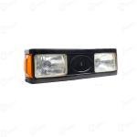 Eicher Tractor Complete Head Light Assembly W/O Bulbs & Logo