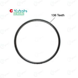 Farmtrac Tractor Genuine Flywheel Starter Ring Gear, Z136 Teeth