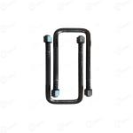 Mahindra DI Mudguard 'U' Clamp Bolt, 10" Length, 16mm - 18mm Thickness, 24 No - 27 No Nut Size, Premium Quality And Heavy Duty