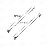 Massey 241 Tractor Brake Rod, Long Type 35" Inch  - Short Type 33" Inch, Fixed To Fixed