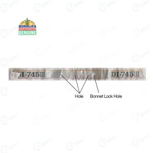 Sonalika Genuine Sikander 745 3rd Model Metalic Plate Body Sticker (Model Name Sticker)
